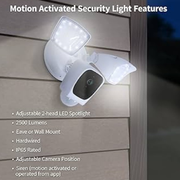 Feit Electric LED 1080P HD Smart Flood Security Light - Picture 2 of 9